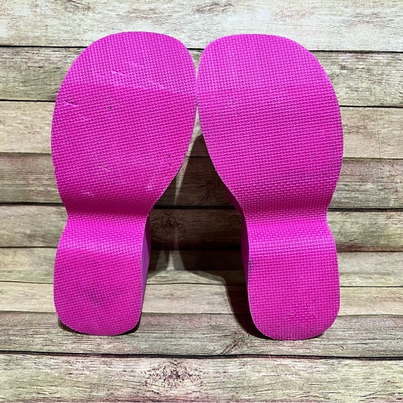 Steve Madden Pink Gwen Platform Sandals - Picture 7 of 8